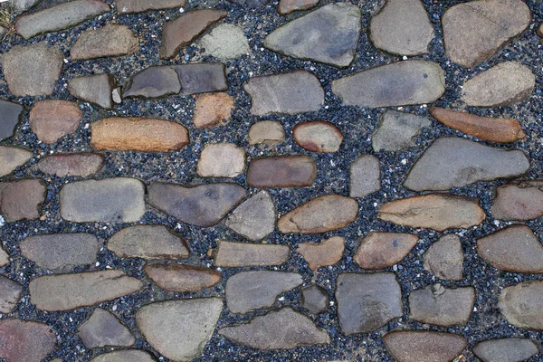 Texture Stone Pavement Tiles Cobblestones Bricks Background — Stock Photo, Image