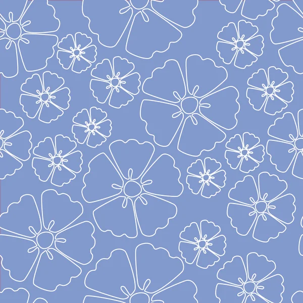 Вишневий квітка сакура безшовний візерунок фон — стоковий вектор
