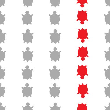 Vektör sorunsuz kaplumbağa desen