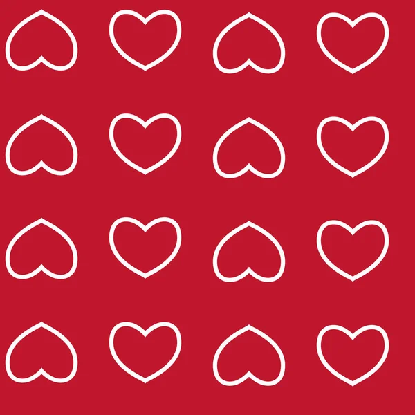 Seamless pattern with hearts. Background of hearts on Valentine Day. Good for textiles, interior design, for book design, website background. — Stock Vector