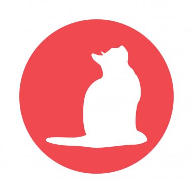 kedi koleksiyonu - siluet vektör