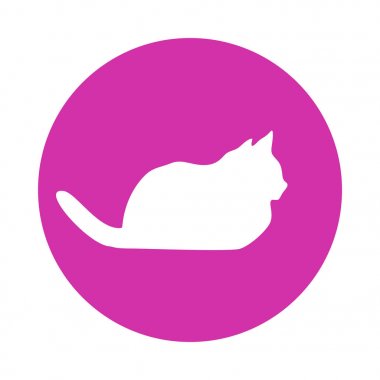 kedi koleksiyonu - siluet vektör