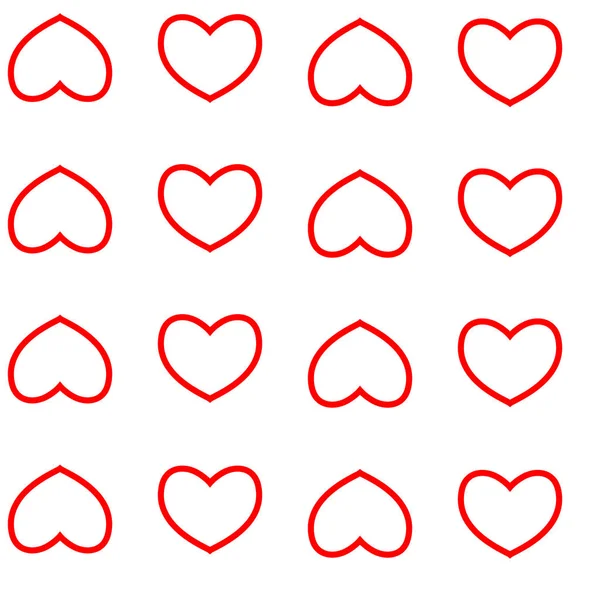 Seamless pattern with hearts. Background of hearts on Valentine Day. Good for textiles, interior design, for book design, website background. — Stock Photo, Image