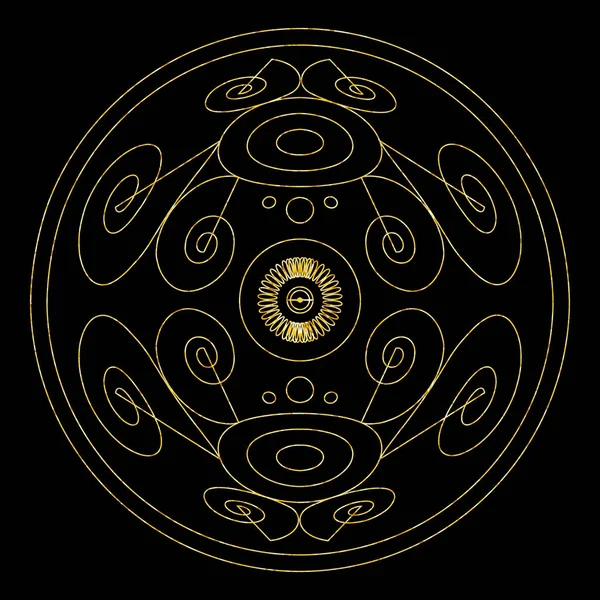Mandala's voor coloring boek. Decoratieve zwarte en witte ronde contouren sieraad. De shape van de ongewone bloem. Oosterse en anti-stress therapie patronen — Stockfoto
