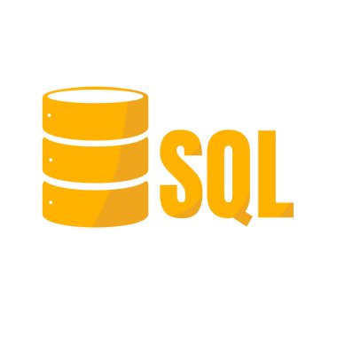 SQL veritabanı simgesini Logo Tasarım UI veya Ux App