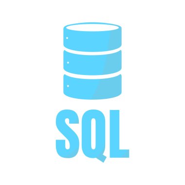 SQL veritabanı simgesini Logo Tasarım UI veya Ux App