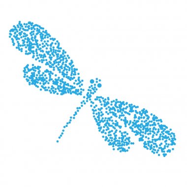 Vektör dragon fly siluet. Siyah ve beyaz kanatlı izole kızböcekleri grafik illüstrasyon karikatür. Kroki böcek yusufçuk