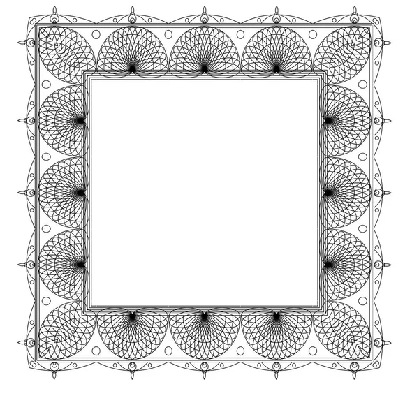 Süslü çerçeve ve Kenarlıklar vektör ayarla