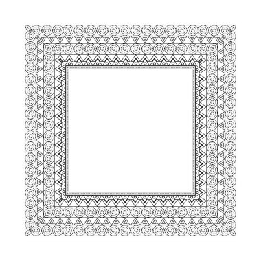 Süslü çerçeve ve Kenarlıklar vektör ayarla