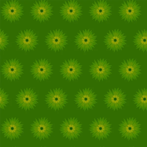 Flor verde aciano aislado sobre fondo blanco. Dibujos animados vector centaurea cyanus ilustración — Vector de stock