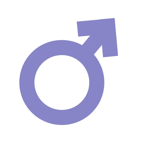 Symbol für Geschlechterungleichheit und Gleichberechtigung. männlich weiblich Mädchen Junge Frau Mann Transgender-Symbol. Mars Vektor Symbol Illustration. — Stockvektor