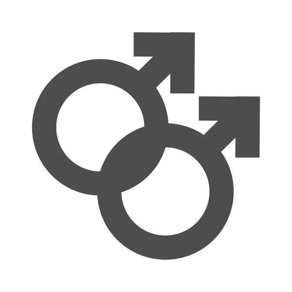 Inégalité des sexes et symbole de l'égalité. Homme Femme fille garçon femme homme transgenre icône. Illustration du symbole vectoriel Mars . — Image vectorielle