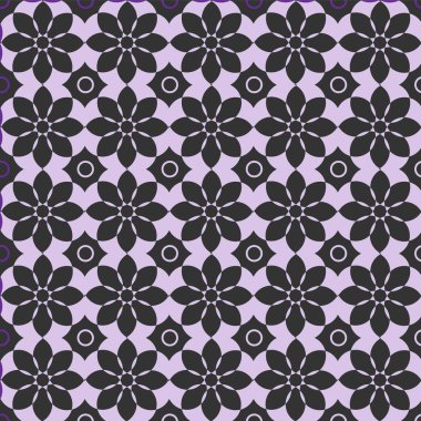 Klasik karanlık ve aydınlık sorunsuz çiçek süsleme desenleri. Sonsuz vektör doku-ebilmek var olmak kullanılmış için duvar kağıdı, desen dolguları.