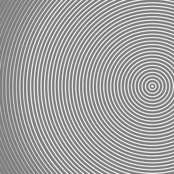 Texture abstraite des cercles concentriques en noir et blanc, motif de fond dans le style moderne . — Image vectorielle