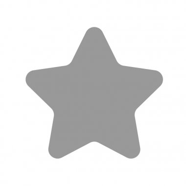 İşareti sıralaması izole gri yıldız simgesi