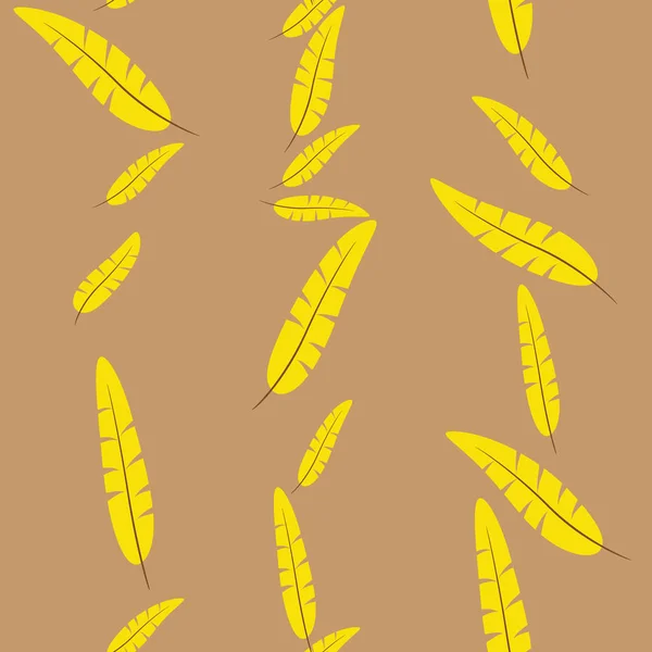 Doodle zentangle foglie modello autunno. Illustrazione hipster senza fine. Simboli tradizionali indiani nativi americani, tema tribale ed etnico boho . — Vettoriale Stock
