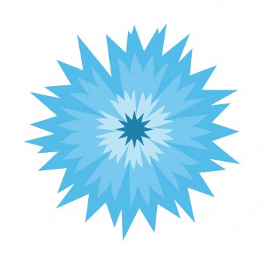 Beyaz arka plan üzerinde izole mavi çiçek Peygamber Çiçeği. Çizgi film vektör centaurea cyanus çizim