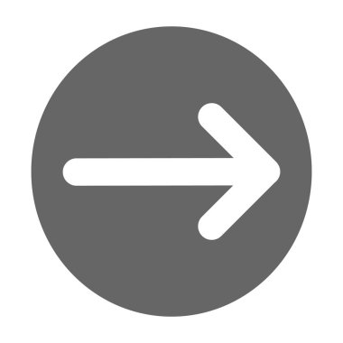 İşaretçi, modern düz stil oku. Beyaz arka plan üzerinde izole OK düğme. Web tasarım, site, uygulama, kullanıcı arabirimi sembolü.