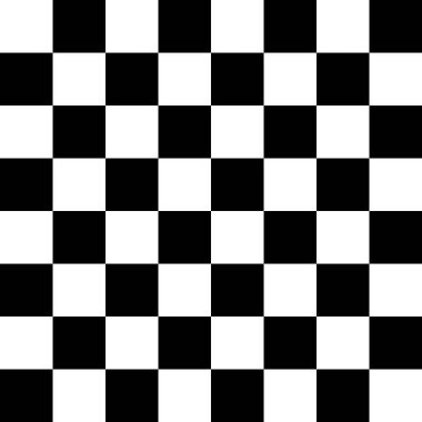 Satranç tahtası ve Denetleyicisi Yönetim Kurulu seamless modeli siyah beyaz. Kareli satranç ve Dama Tahtası oyun. Strateji oyunu conce