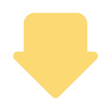 İşaretçi, modern düz stil oku. Beyaz arka plan üzerinde izole OK düğme. Web tasarım, site, uygulama, kullanıcı arabirimi sembolü.