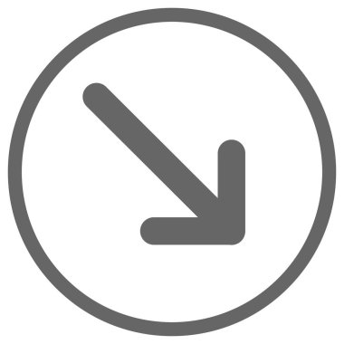 İşaretçi, modern düz stil oku. Beyaz arka plan üzerinde izole OK düğme. Web tasarım, site, uygulama, kullanıcı arabirimi sembolü.