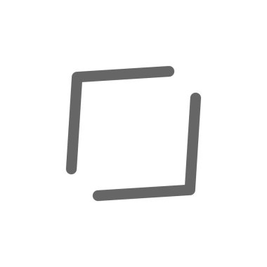 İşaretçi, modern düz stil oku. Beyaz arka plan üzerinde izole OK düğme. Web tasarım, site, uygulama, kullanıcı arabirimi sembolü.