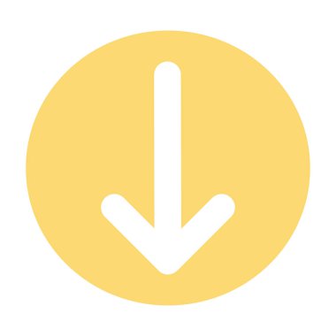 İşaretçi, modern düz stil oku. Beyaz arka plan üzerinde izole OK düğme. Web tasarım, site, uygulama, kullanıcı arabirimi sembolü.