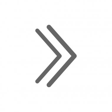 İşaretçi, modern düz stil oku. Beyaz arka plan üzerinde izole OK düğme. Web tasarım, site, uygulama, kullanıcı arabirimi sembolü.