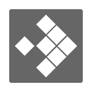 İşaretçi, modern düz stil oku. Beyaz arka plan üzerinde izole OK düğme. Web tasarım, site, uygulama, kullanıcı arabirimi sembolü.