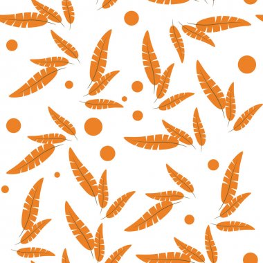 Zentangle yaprakları sonbahar desen doodle. Sonsuz hipster illüstrasyon. Kızılderili Hint geleneksel semboller, kabile ve etnik boho Tema.