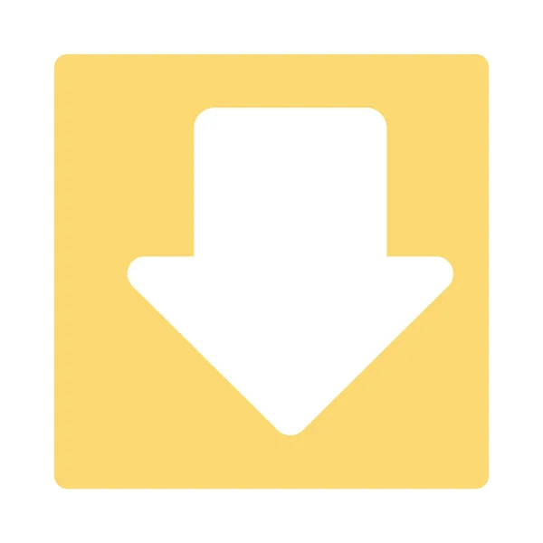 Puntero, flecha en estilo plano moderno. Botón de flecha aislado sobre fondo blanco. Símbolo para diseño web, sitio, aplicación, interfaz de usuario . — Archivo Imágenes Vectoriales