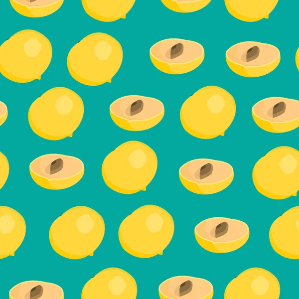 Αφηρημένη απρόσκοπτη υπόβαθρο σχεδιασμός ύφασμα υφή με στοιχεία abui φρούτα. Δημιουργική διάνυσμα ατελείωτες ύφασμα μοτίβο με σχήματα των μικρών Pouteria caimito. — Διανυσματικό Αρχείο