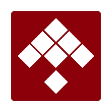 İşaretçi, modern düz stil oku. Beyaz arka plan üzerinde izole OK düğme. Web tasarım, site, uygulama, kullanıcı arabirimi sembolü.