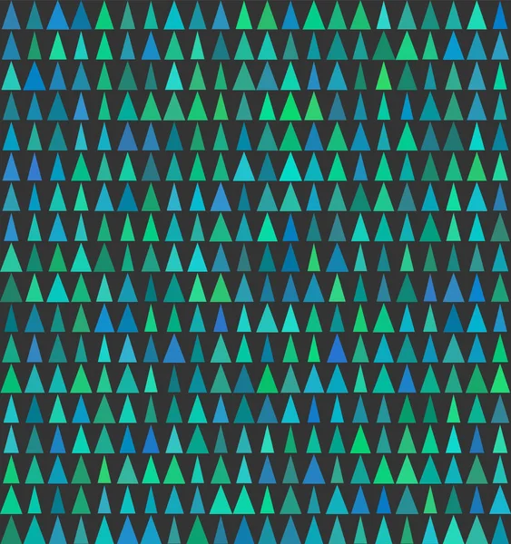 Textura de diseño de fondo sin costura abstracta con elementos de spryce triangular. Patrón creativo interminable de Navidad con formas de pequeño árbol de Navidad 2018. Imágenes de azulejos de año nuevo suave simple para fondo de pantalla . — Vector de stock