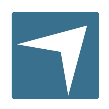 İşaretçi, modern düz stil oku. Beyaz arka plan üzerinde izole OK düğme. Web tasarım, site, uygulama, kullanıcı arabirimi sembolü.