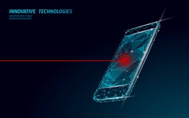 Ölümcül cep telefonu bozuk ekranı. Yazılım hatası verisi kayboldu. Telefon servis onarımı iş konseptine yardımcı olur. 3D dizüstü bilgisayar saldırısı bilgi güvenliği uyarı vektör ilülasyonu