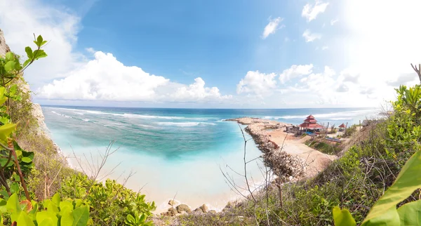 Melasti hidden beach in bali, indonesia. Nature vacation background — Stock Photo, Image