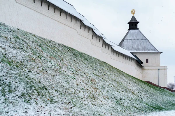 Fragment of the Kremlin wall of the Kazan Kremlin