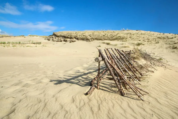 Een Foto Van Curonian Spit Kursiu Nerija Nationaal Park Litouwen — Stockfoto