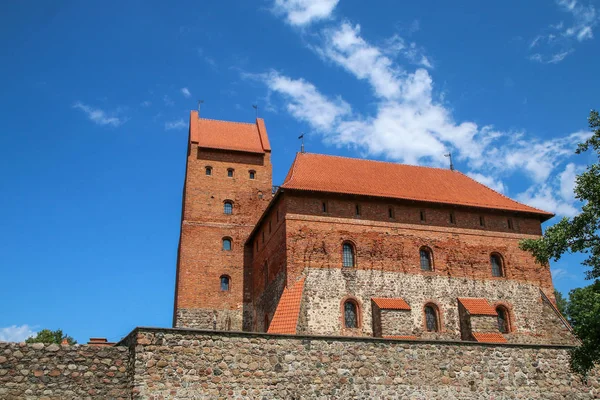The attraction in Lithuania, the old castle Trakai.