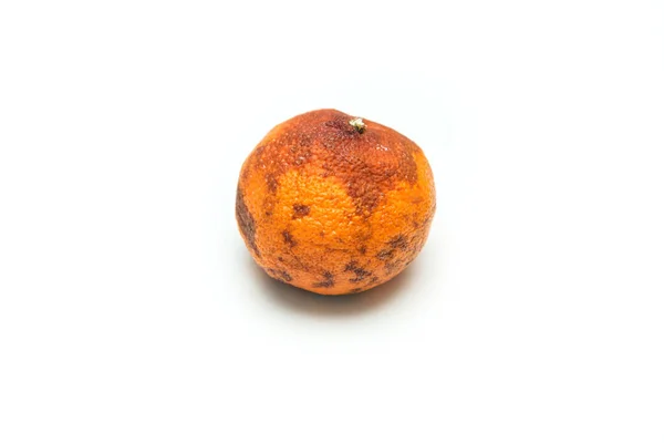 Una Imagen Una Mandarina Ordinaria Vieja Seca Tiene Una Pulpa — Foto de Stock