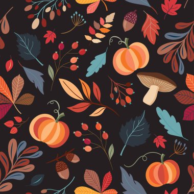 sonbahar seamless modeli