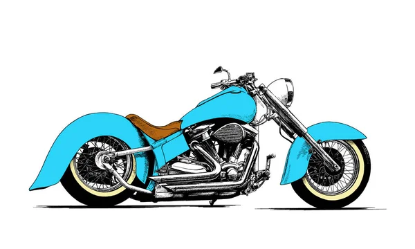 mürekkeple boyalı motosiklet