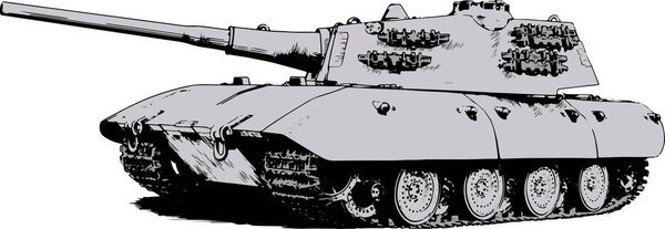 танк покрашен чернилами
