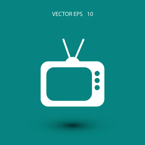 Телевизионный вектор — стоковый вектор