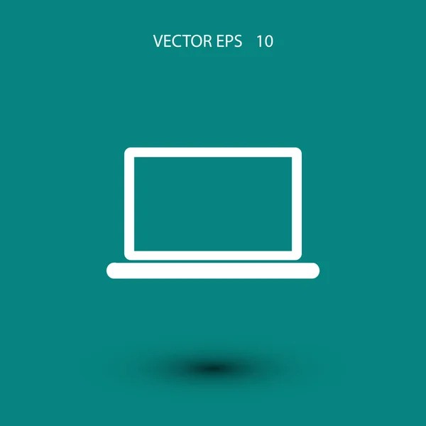 Vetor ícone laptop —  Vetores de Stock