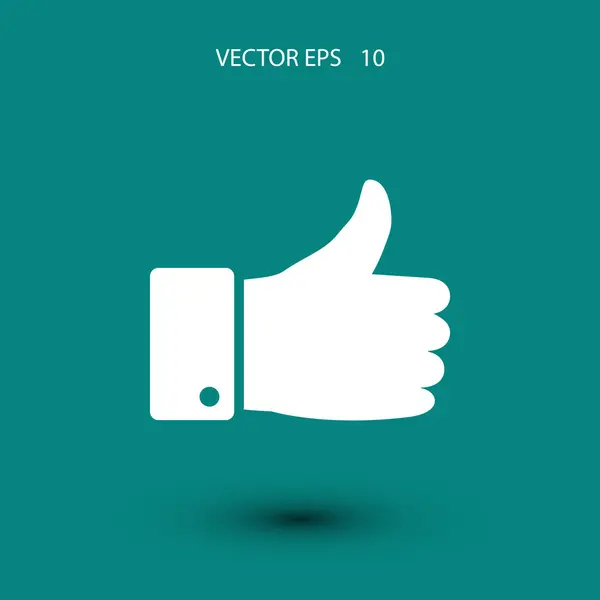 La mano. buen vector — Vector de stock