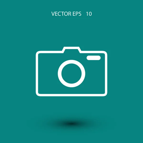 Fotokamera-Vektor-Symbol — Stockvektor