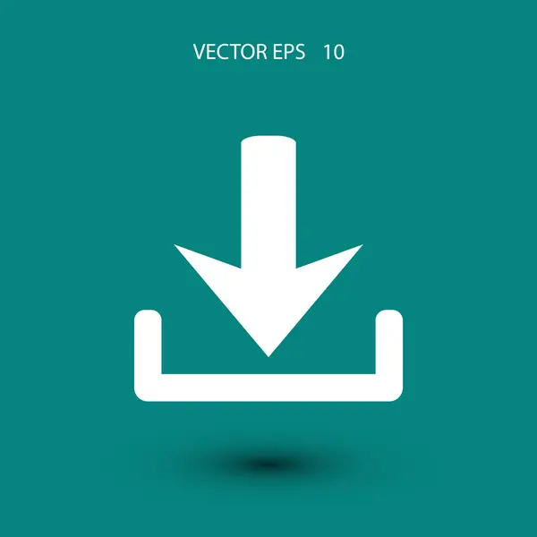 Subir icono de vector — Vector de stock
