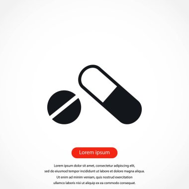 Kapsül Vektör Simgesi